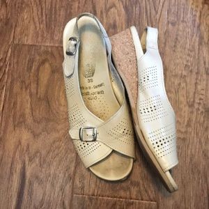 Worishofer Comfort Sling-Back Sandal CREAM